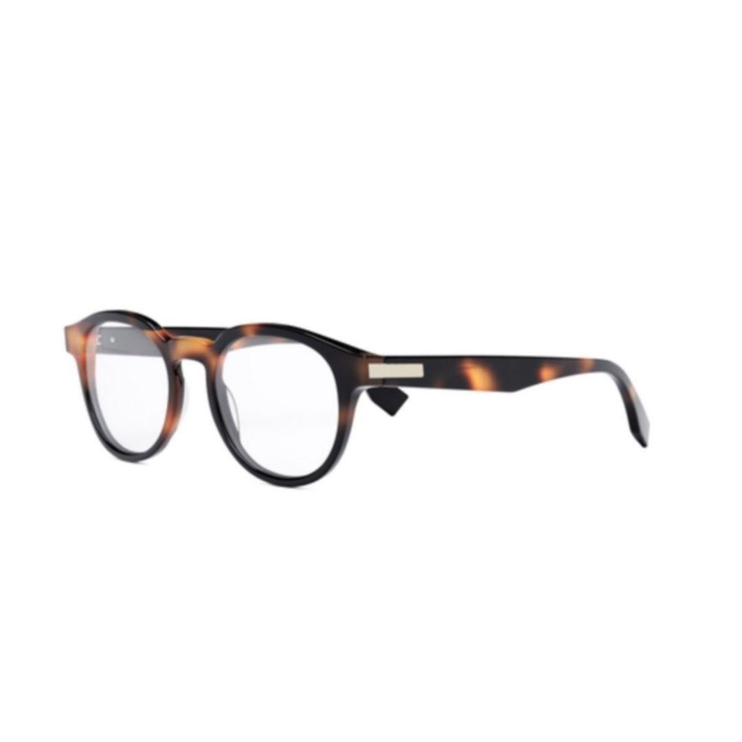 Shop Fendi Round Frame Glasses In 053