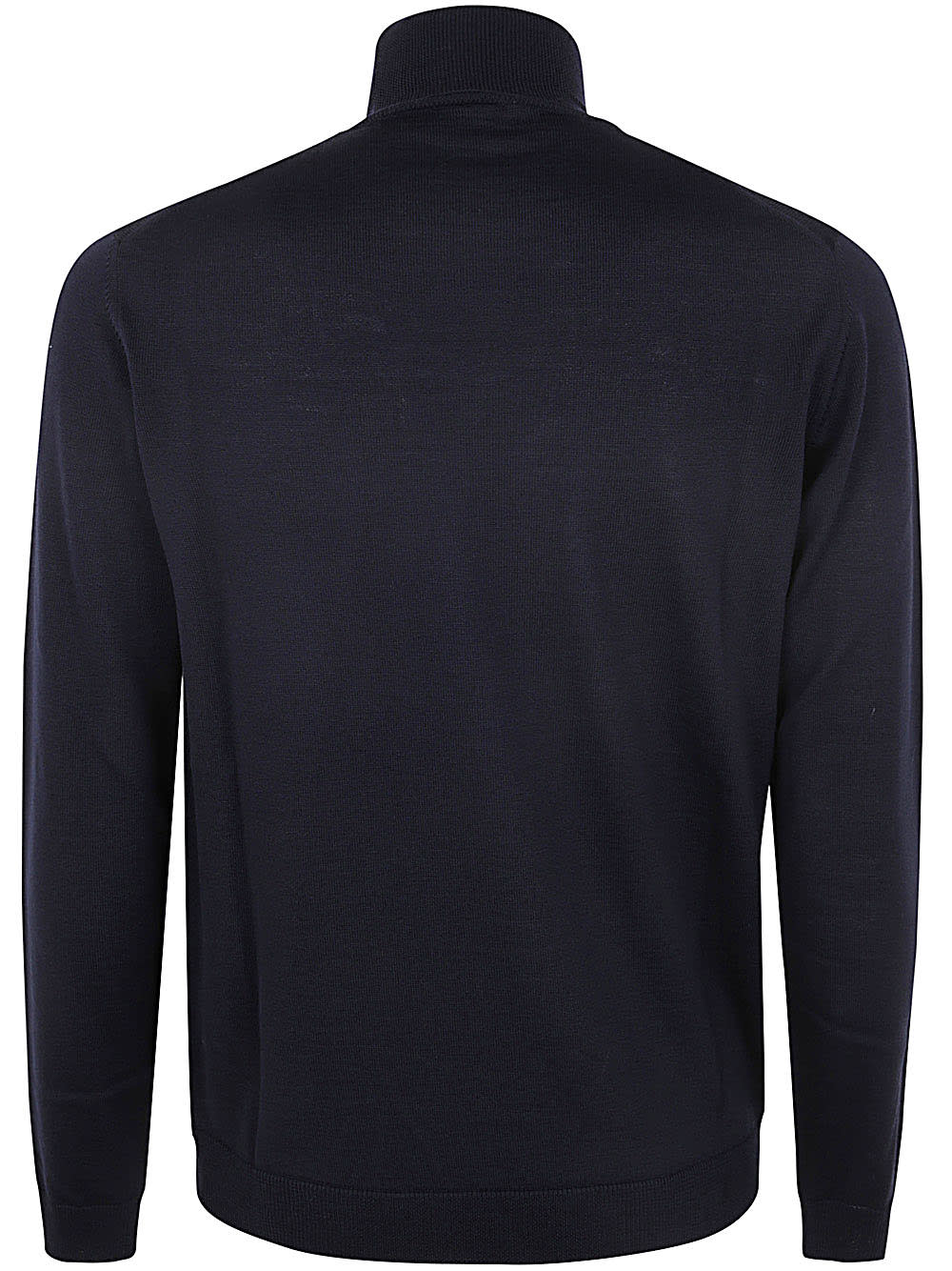 Shop Nuur Turtle Neck Pullover In Navy