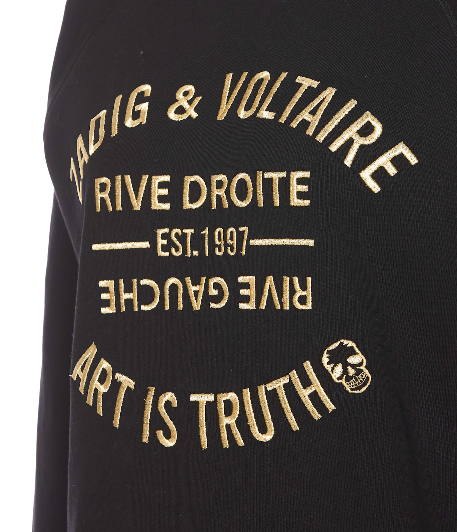 Zadig & Voltaire Sweaters Blacks And Greys In Black