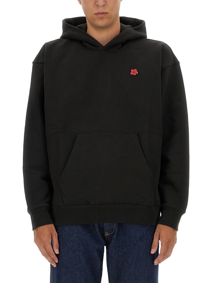 Shop Kenzo Hoodie In Black