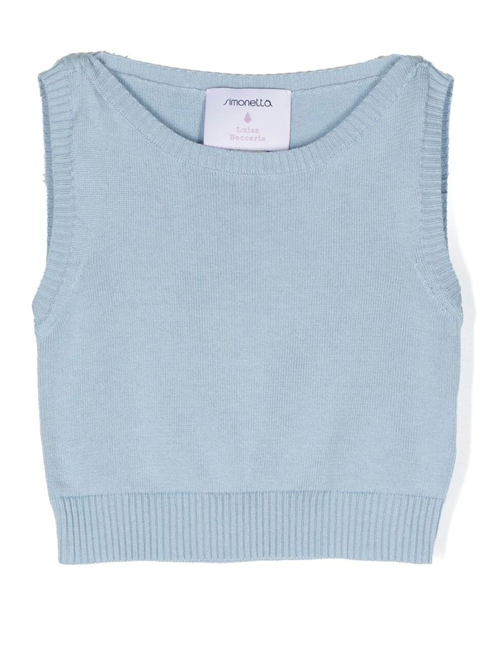 SIMONETTA RIBBED KNIT TANK TOP FROM