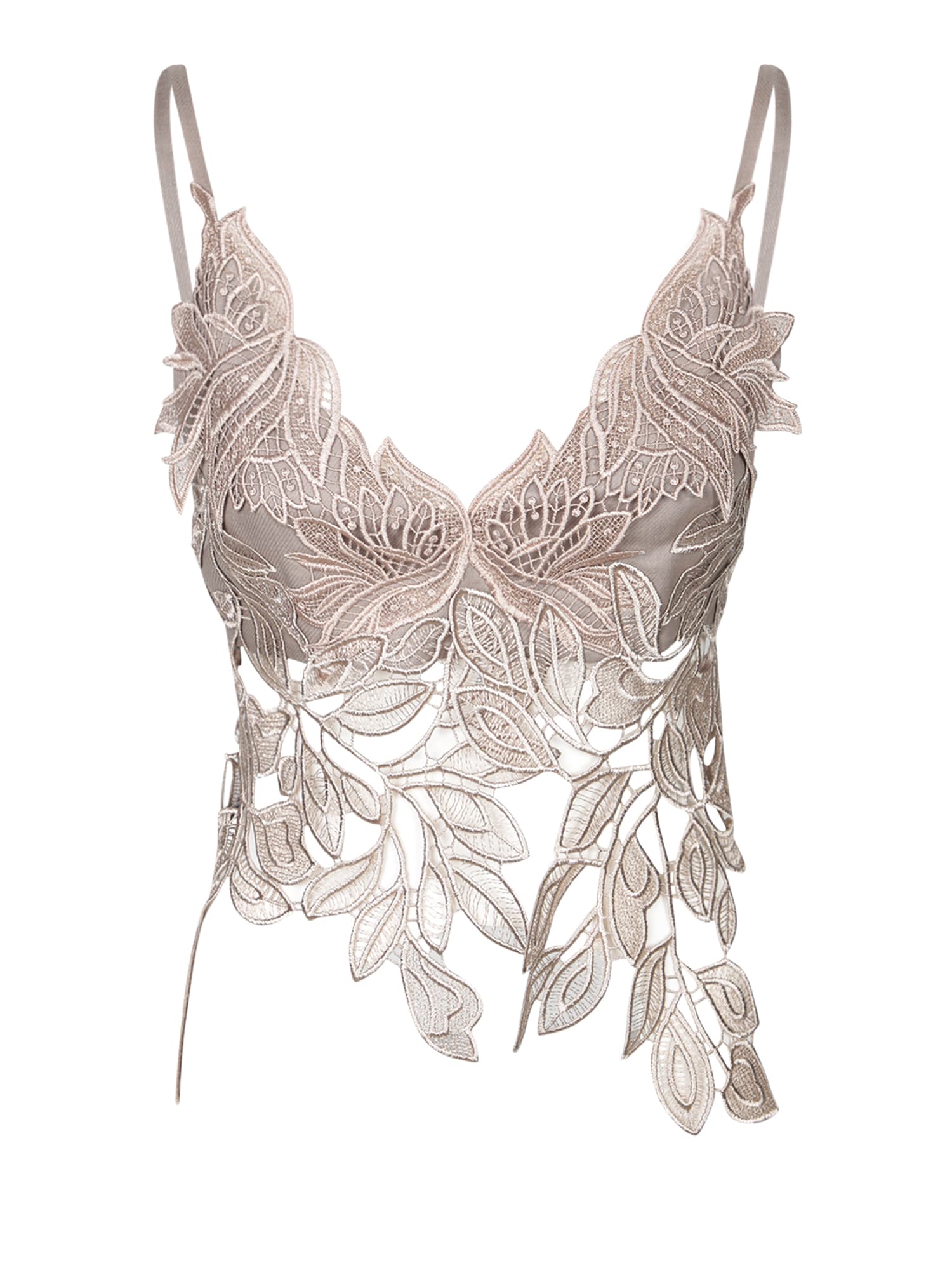 Macramã Foliage Beige Top