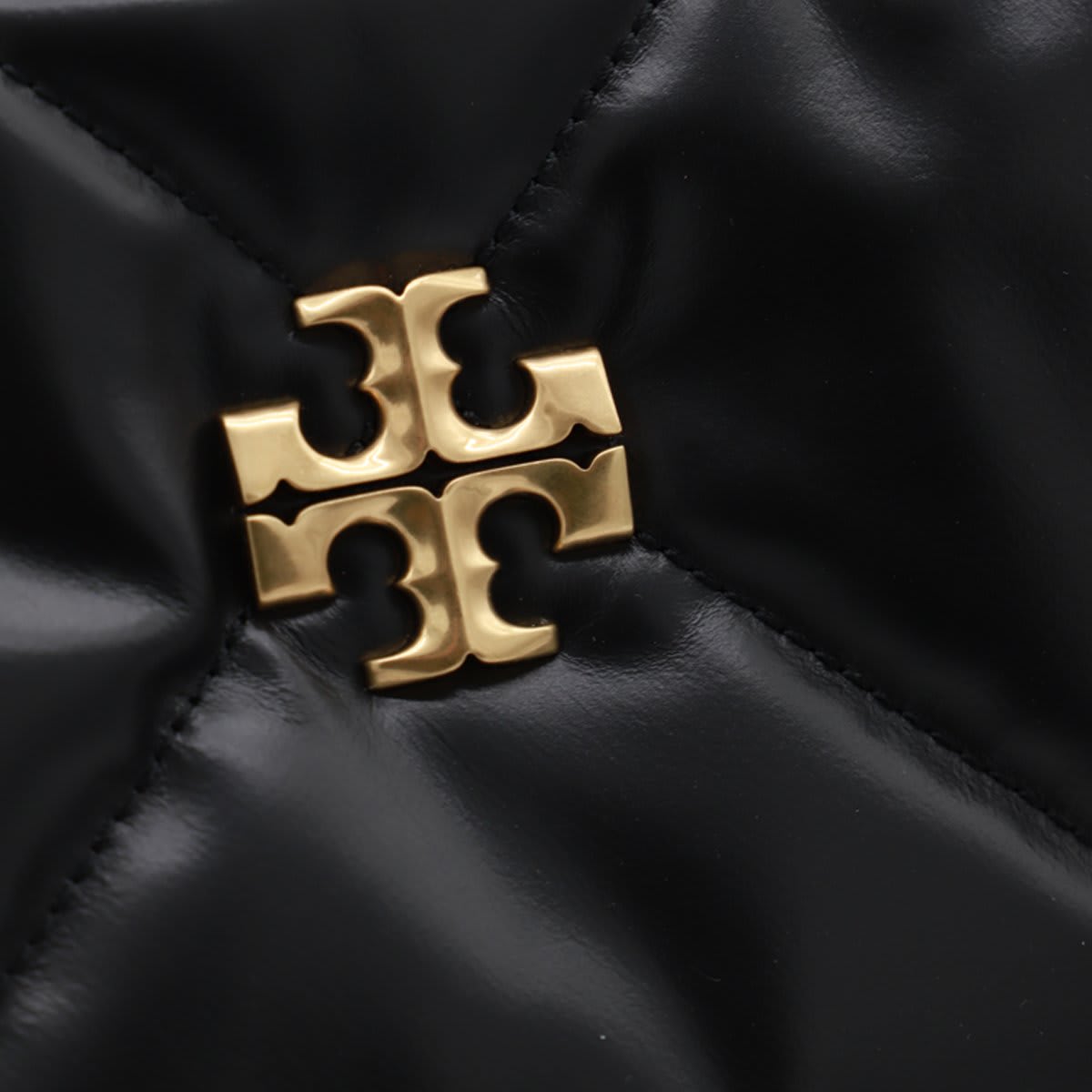 Shop Tory Burch Kira Diamond Quilt Satchel Bag In Nero