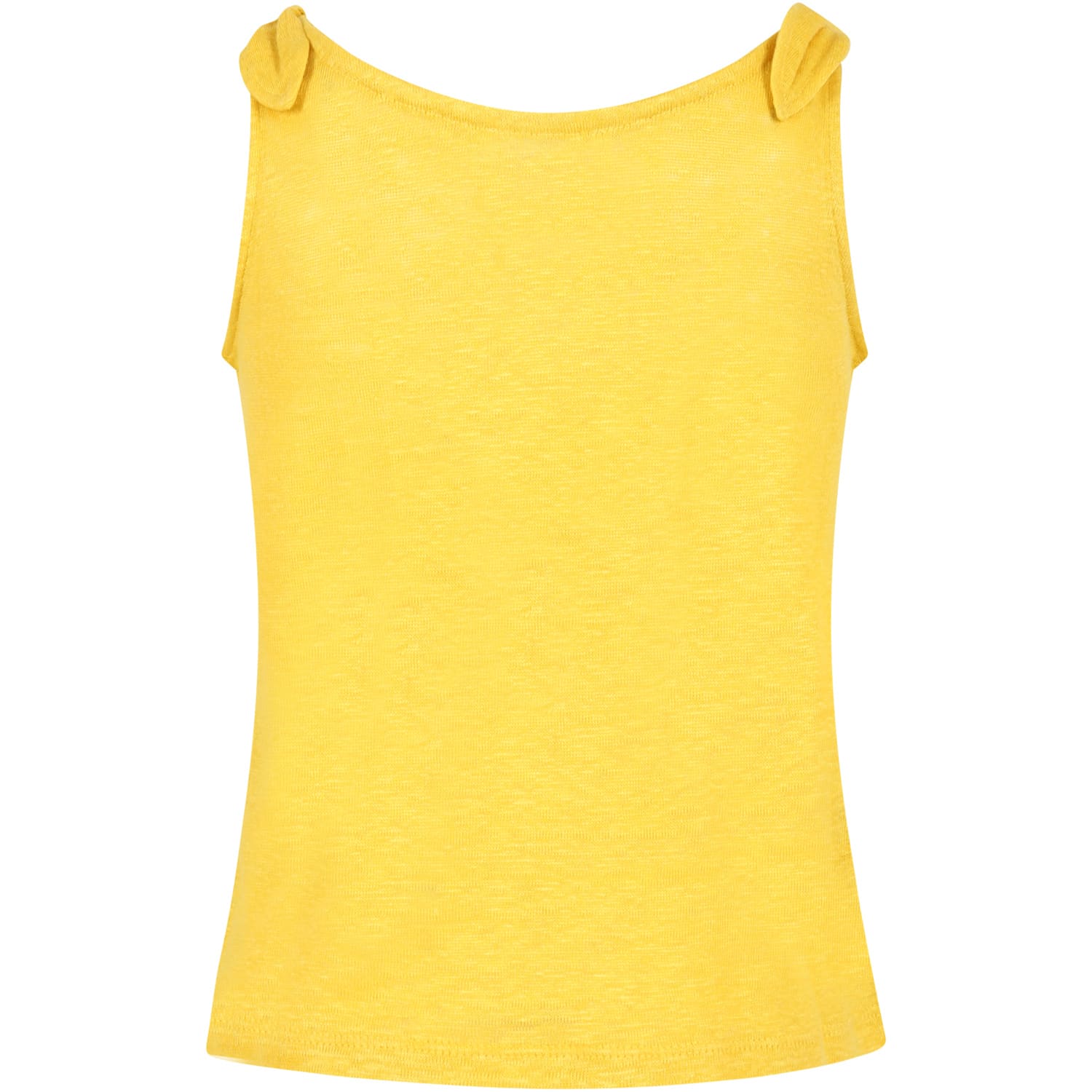 Shop Chloé Yellow T-shirt For Girl With Logo