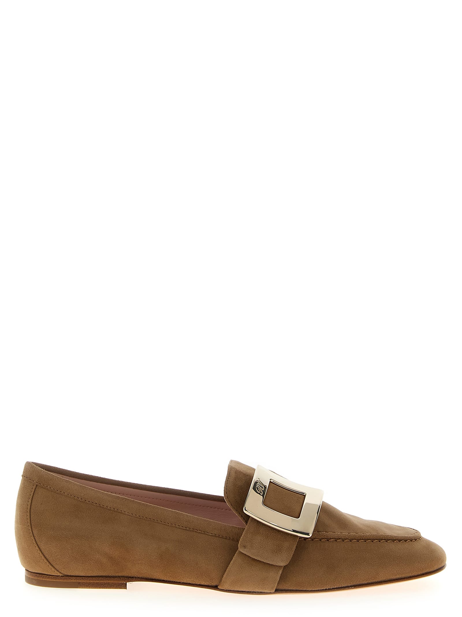 Roger Vivier Buckle Suede Finish Loafers