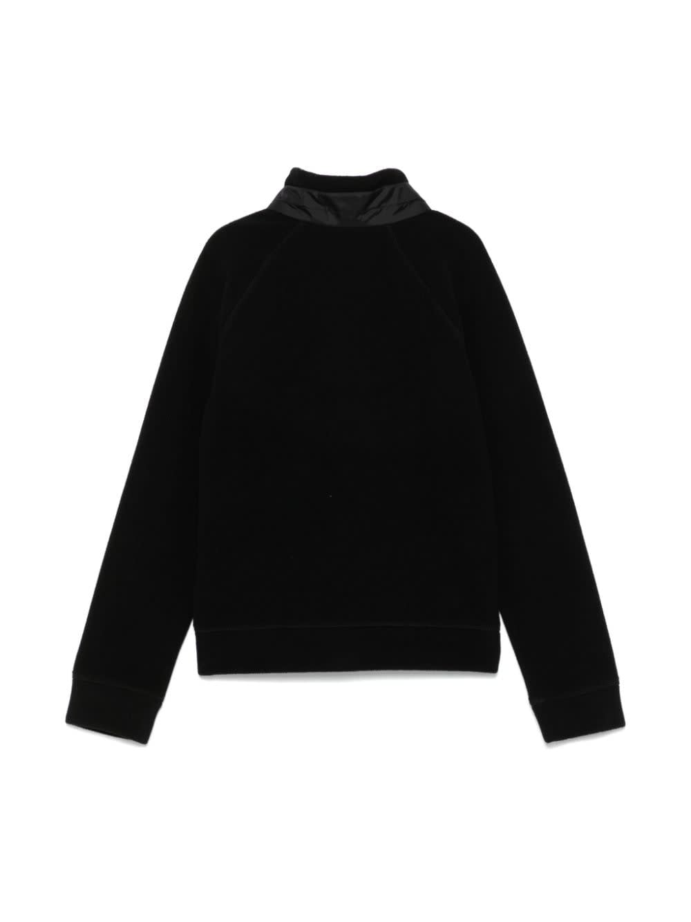 Moncler Black Sweatshirt Unisex In Black