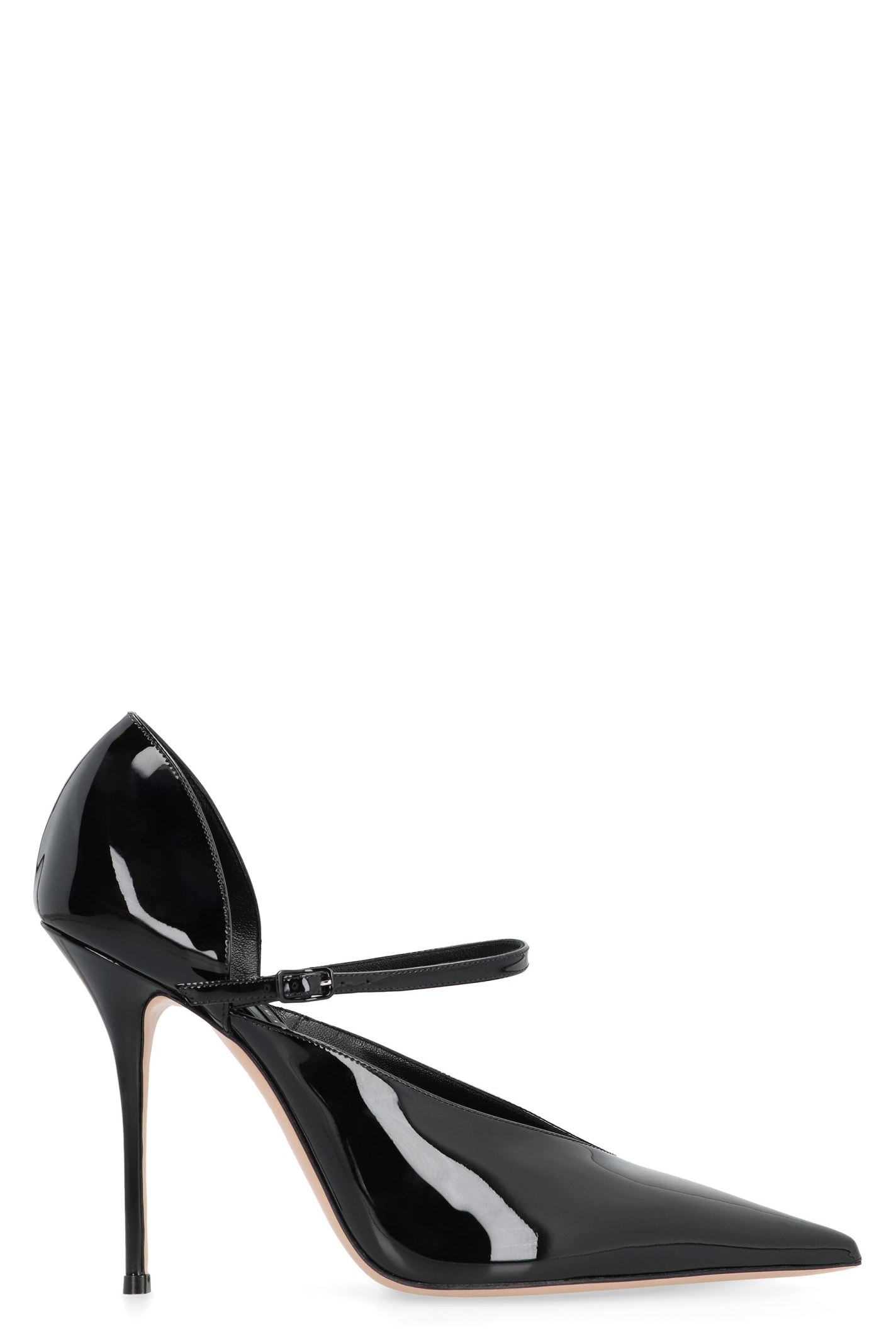 Shop Casadei Scarlet Jolly Patent Leather Pumps In Black