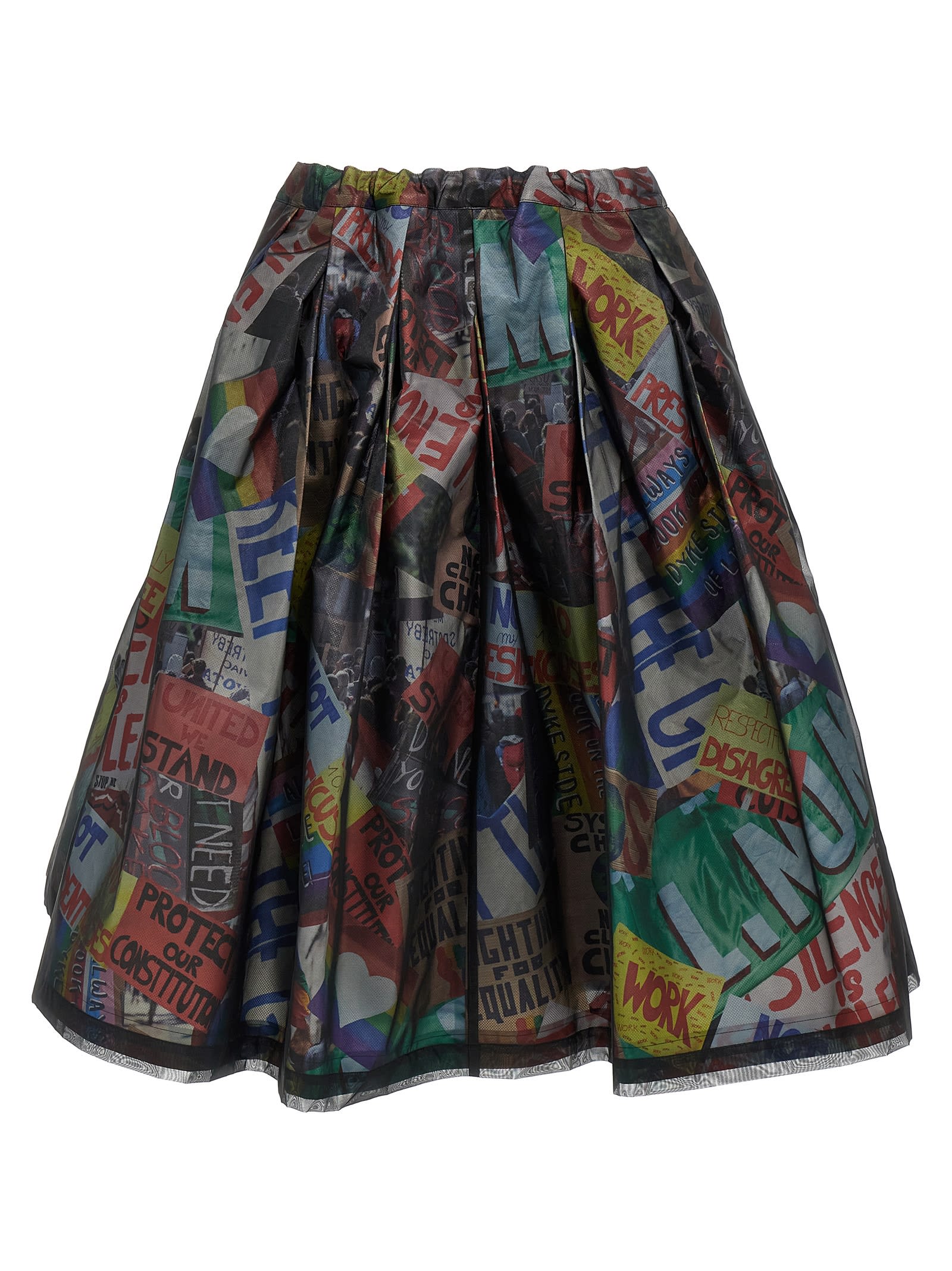COMME DES GARÇONS STRUCTURED MIDI SKIRT