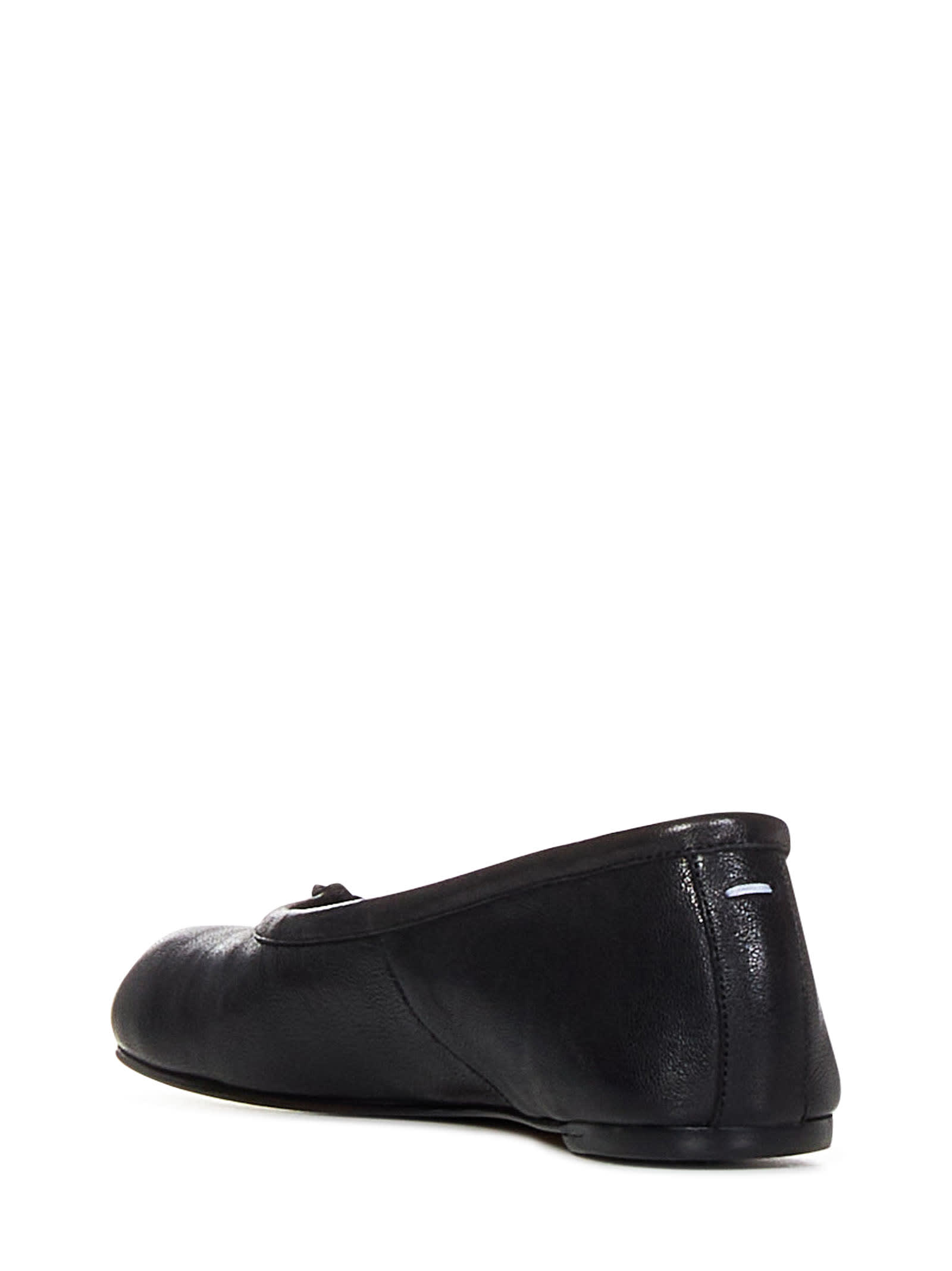 Shop Maison Margiela Tabi Ballet Shoes In Black