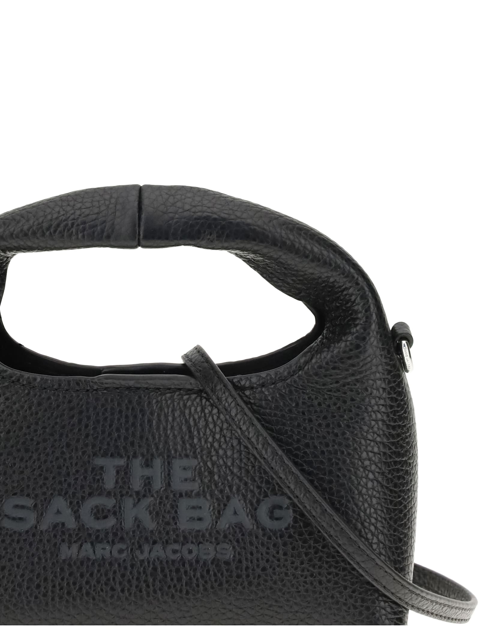 Marc Jacobs The Micro Crossbody Sack Bag In Full-grain Leatherdescription In Brown