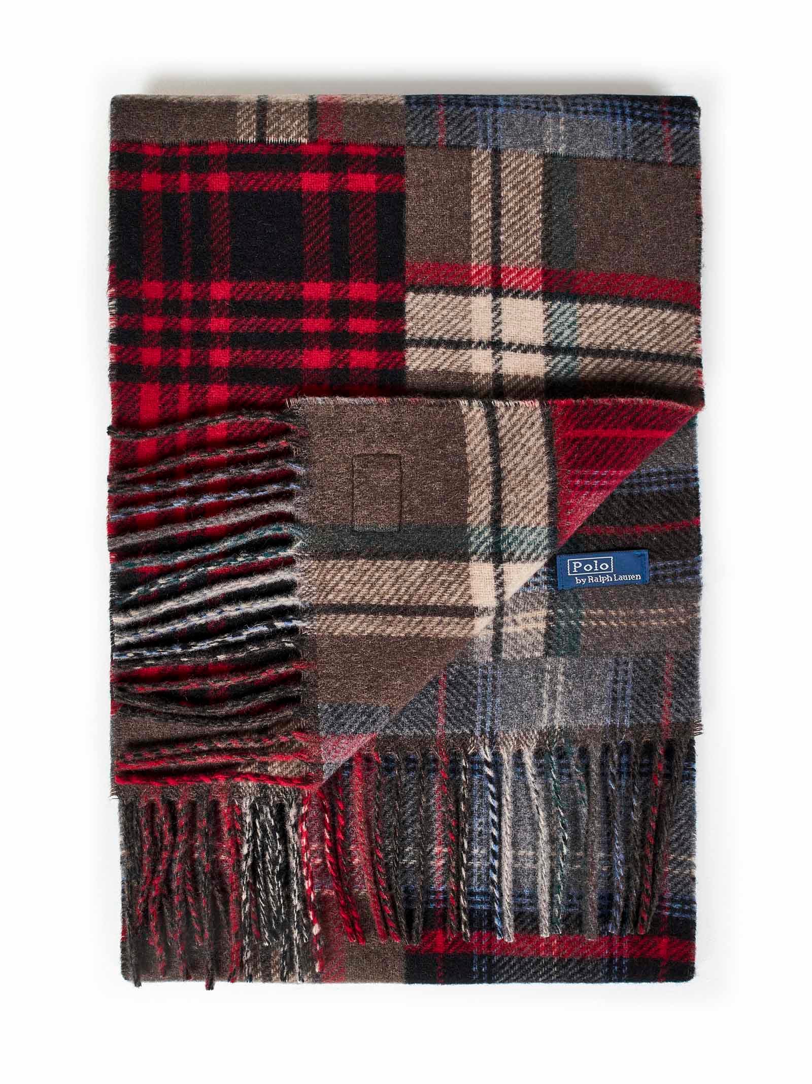 Shop Polo Ralph Lauren Scarf In Brown