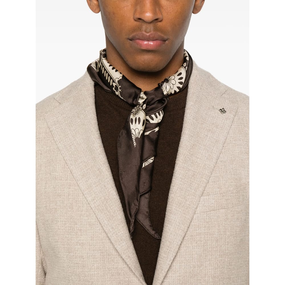 Tagliatore Long-sleeved Suit Jacket In Neutral