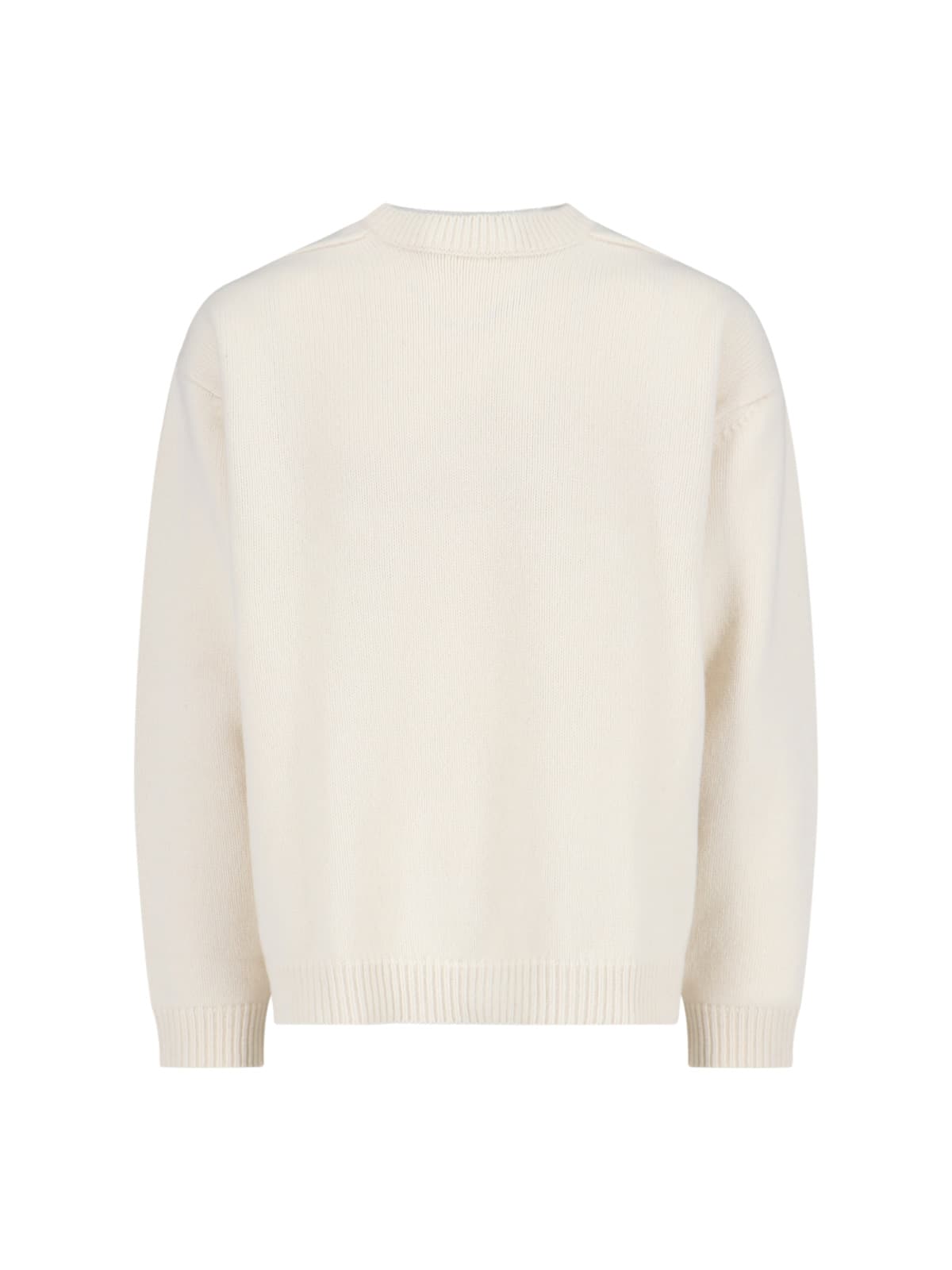 Shop Studio Nicholson Basic Sweater Hemyl In Crema