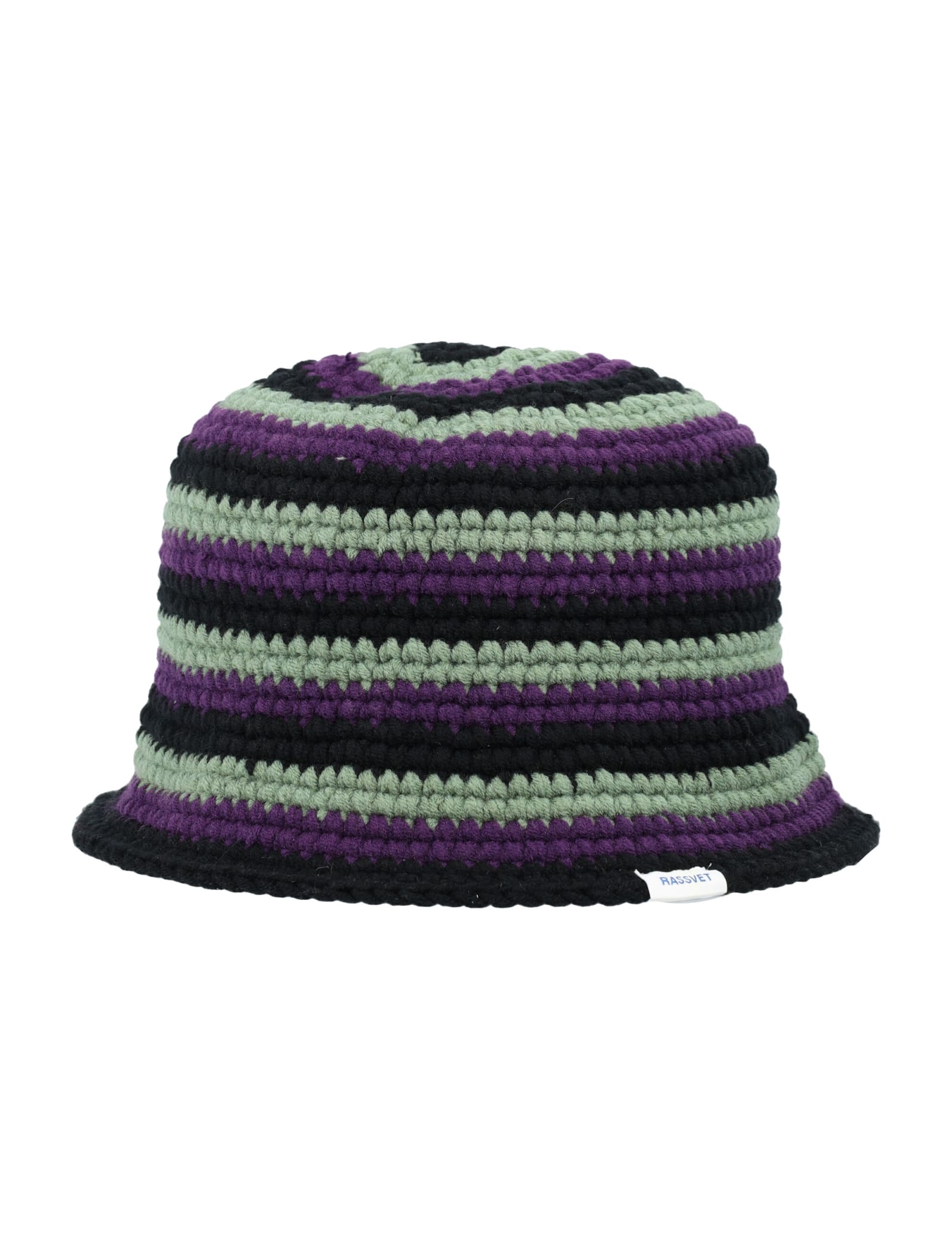 Striped Knit Bucket Hat