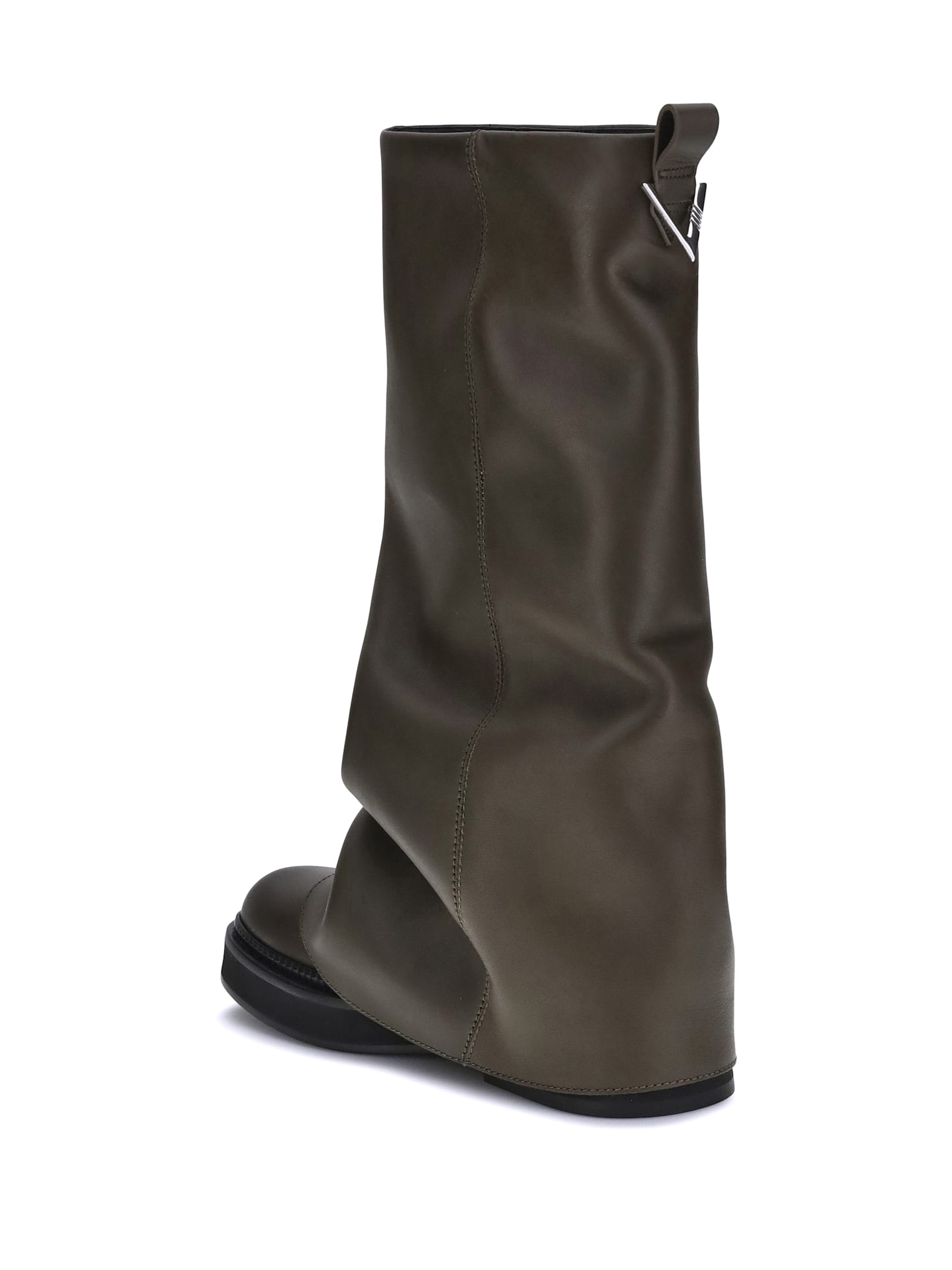 Attico Robin Boots In Gray