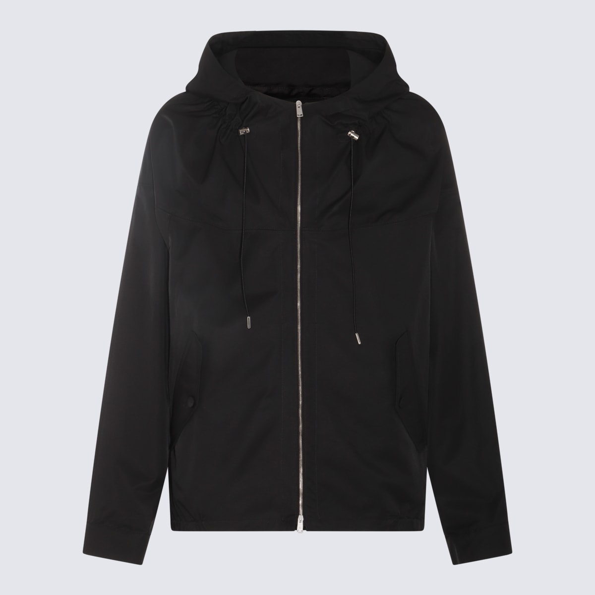 Shop Lanvin Black Cotton Casual Jacket