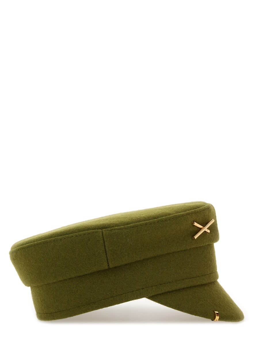 Ruslan Baginskiy Baker Boy Hat In Green