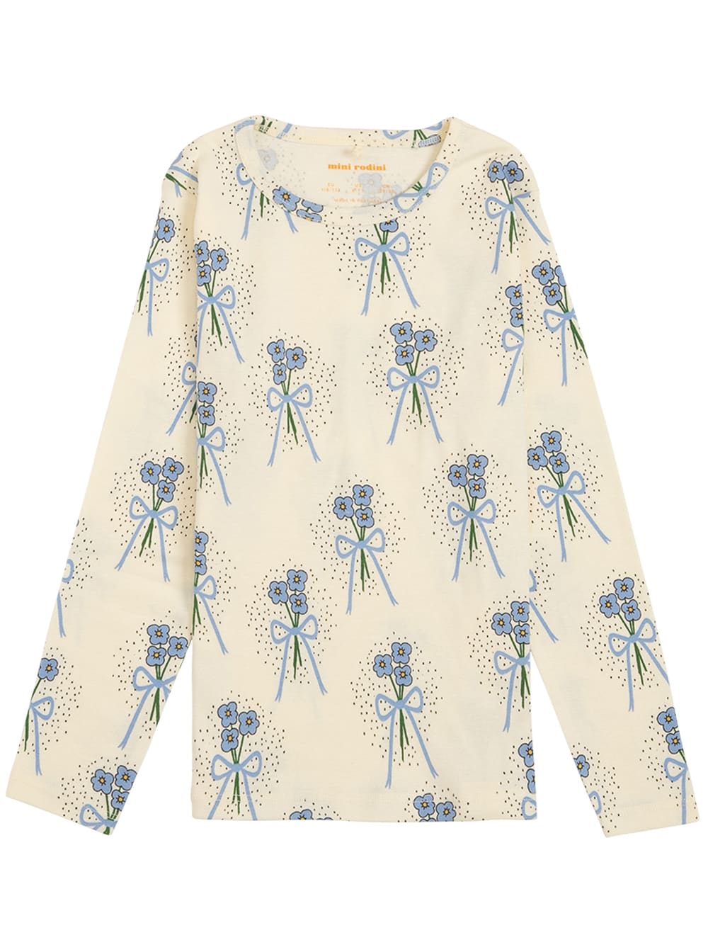 Mini Rodini Long Sleeved Shirt With Floral Print