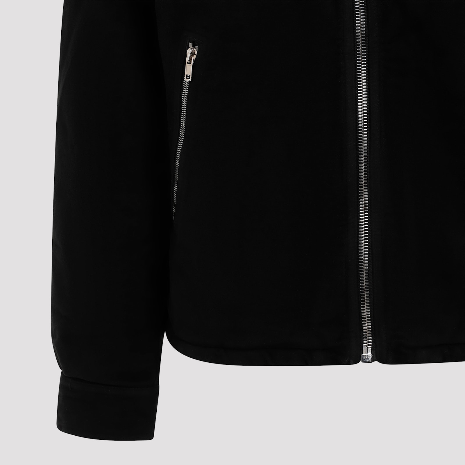 Shop Drkshdw Zip Front Jacket In Black