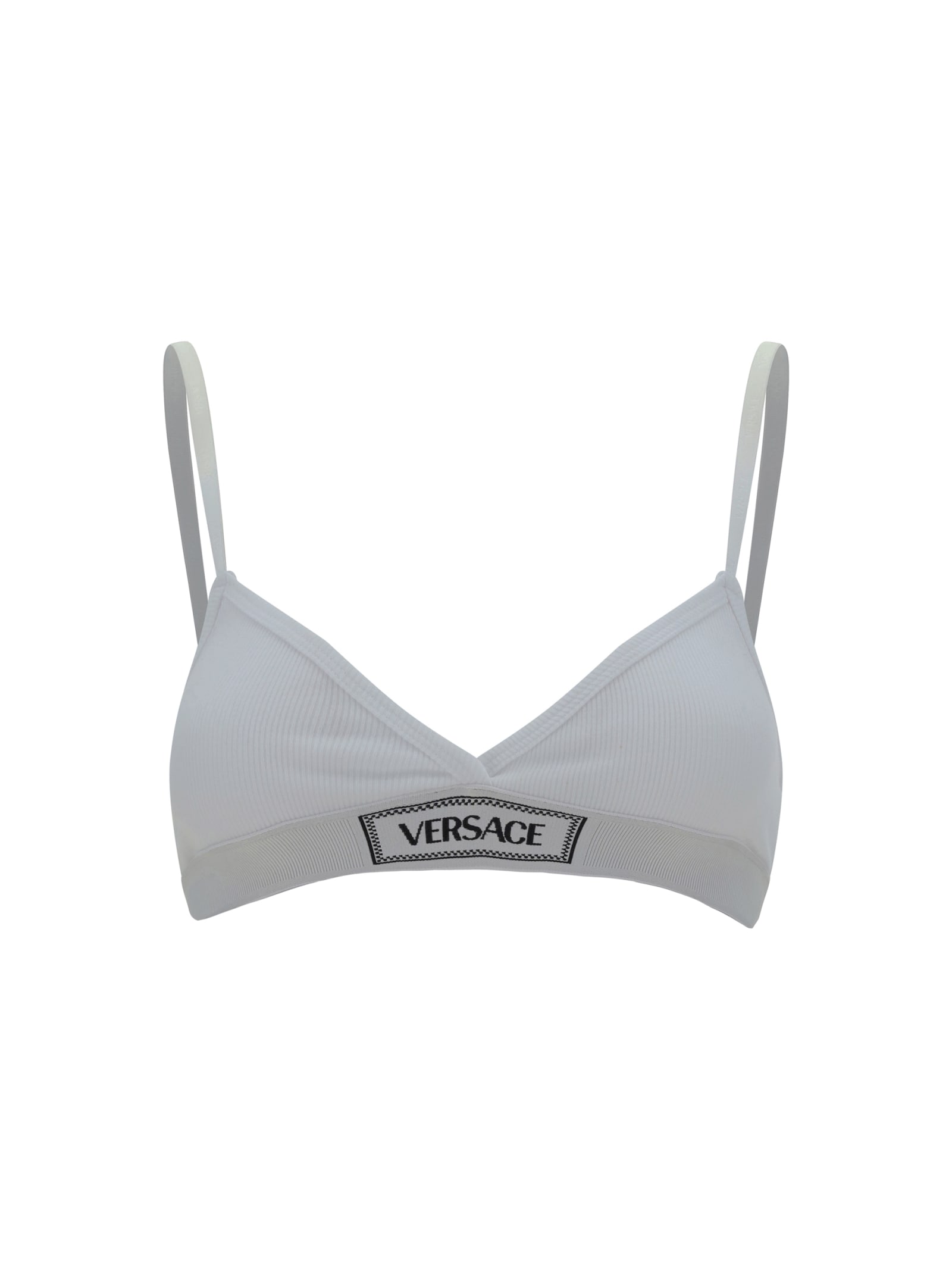 Shop Versace Underwear Top In White