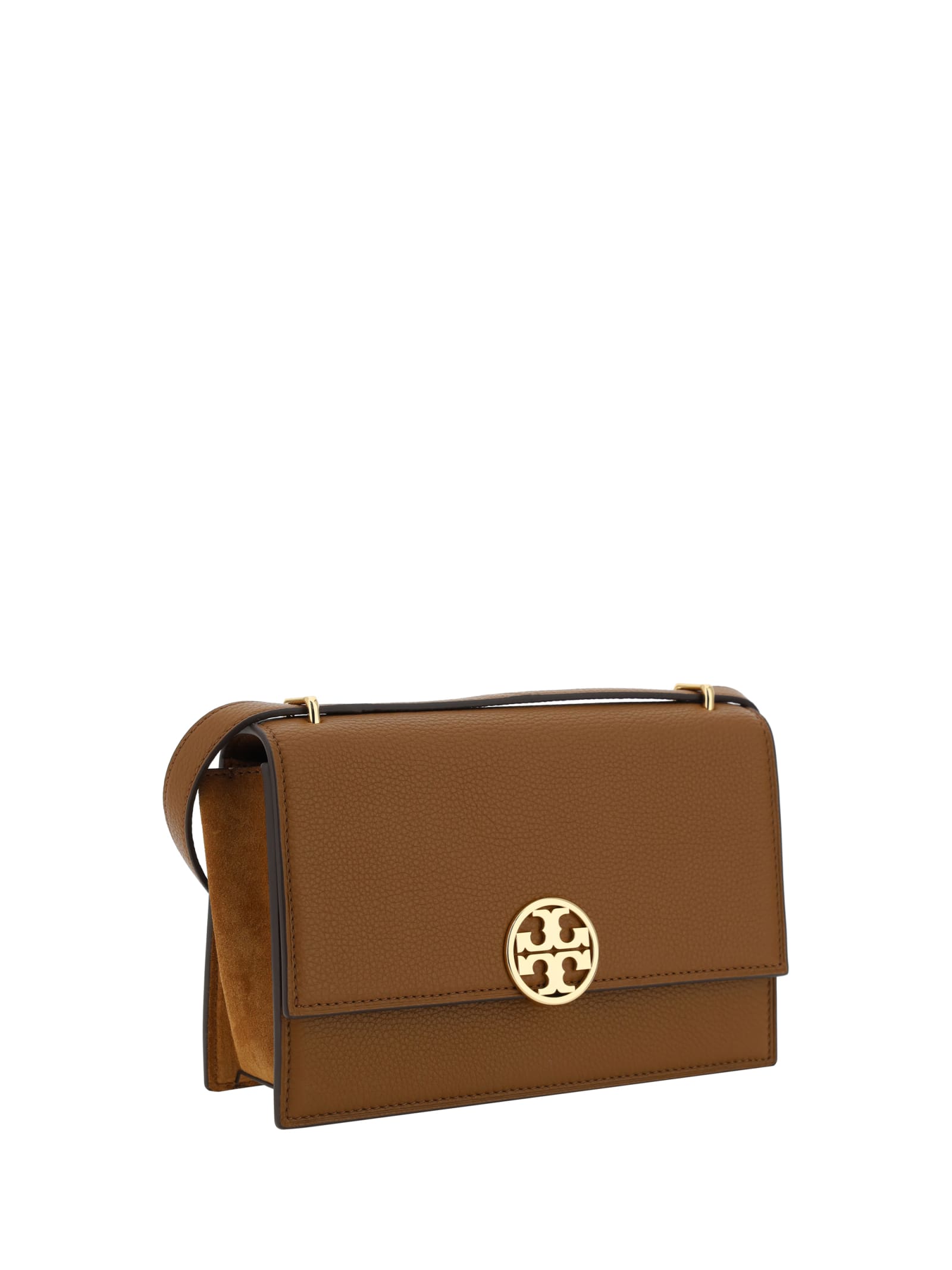 Shop Tory Burch Miller Shoulder Bag In Marrone