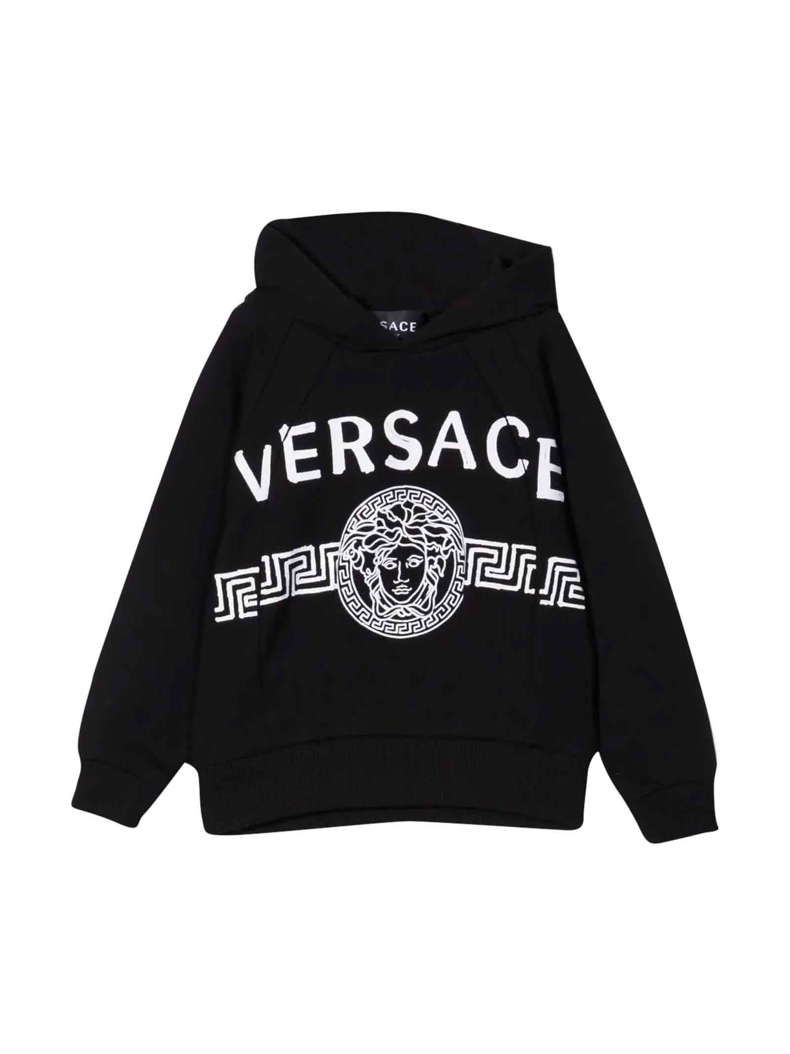Versace Black Sweatshirt Unisex Kids