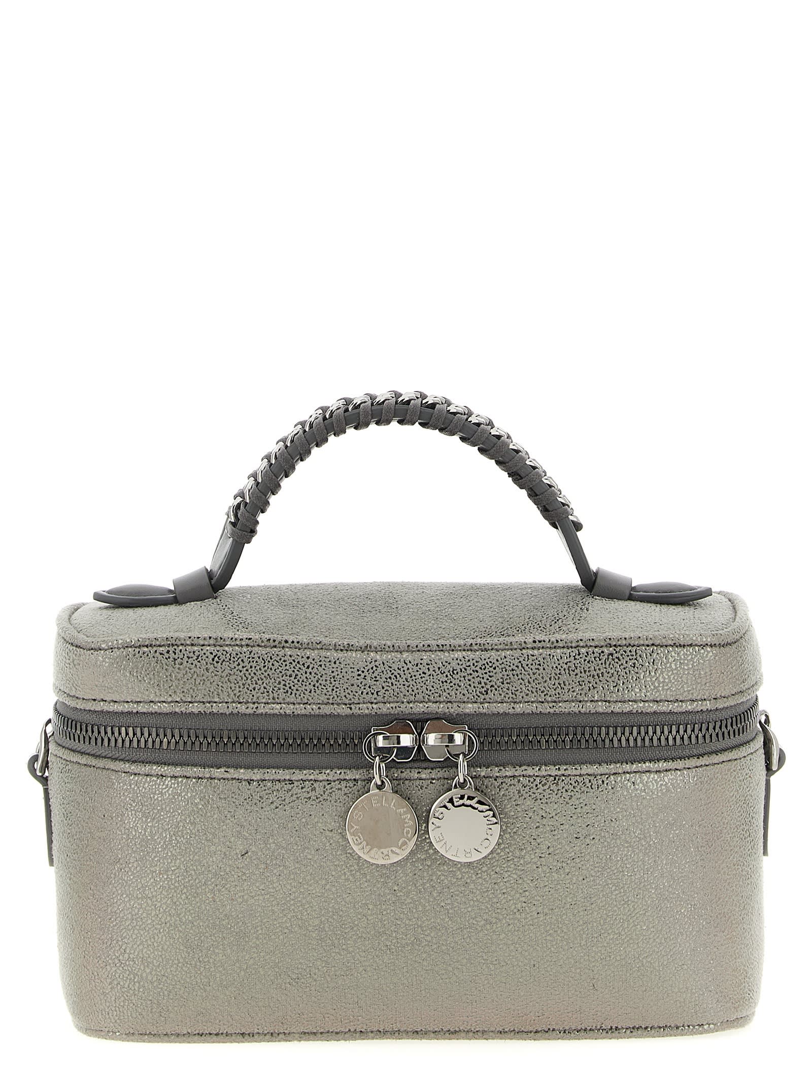 Stella Mccartney Vanity Falabella Crossbody Bag In Gray