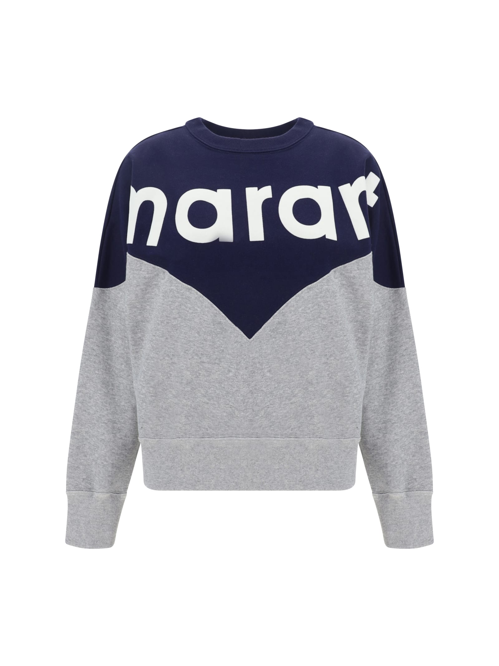 Shop Marant Etoile Houston Sweatshirt In Navy/grey