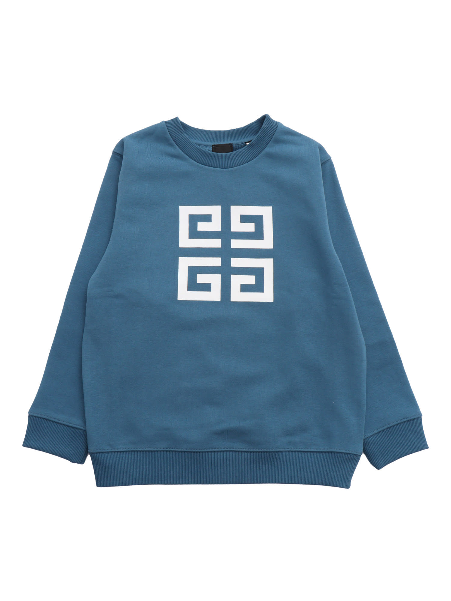 Givenchy Kids Sweatshirt In Blue