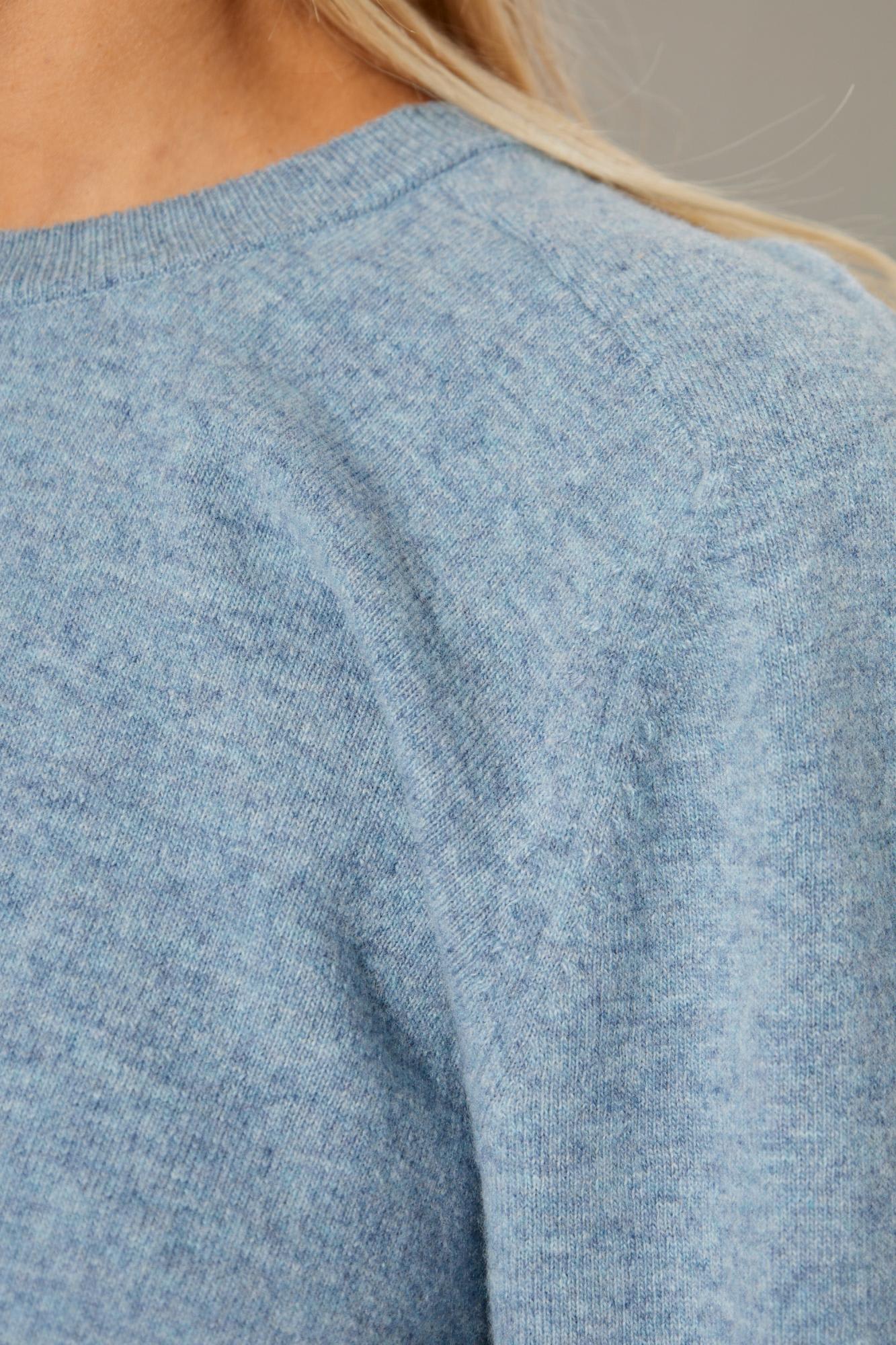 Maison Margiela Long Sleeve Knit Sweater With Crew Neck In Multi