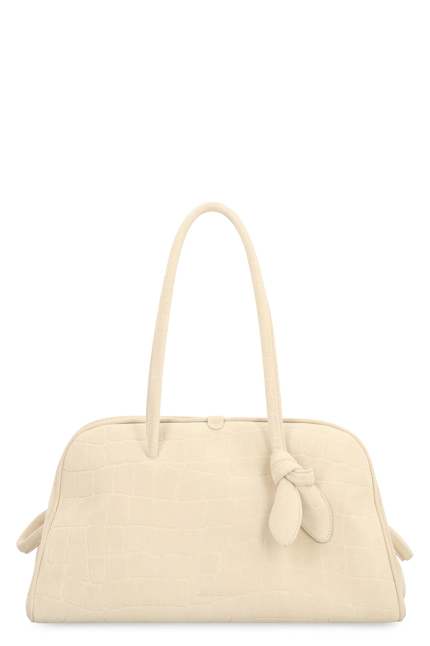 Jacquemus Borsa Le Turismo In Suede Leather In White