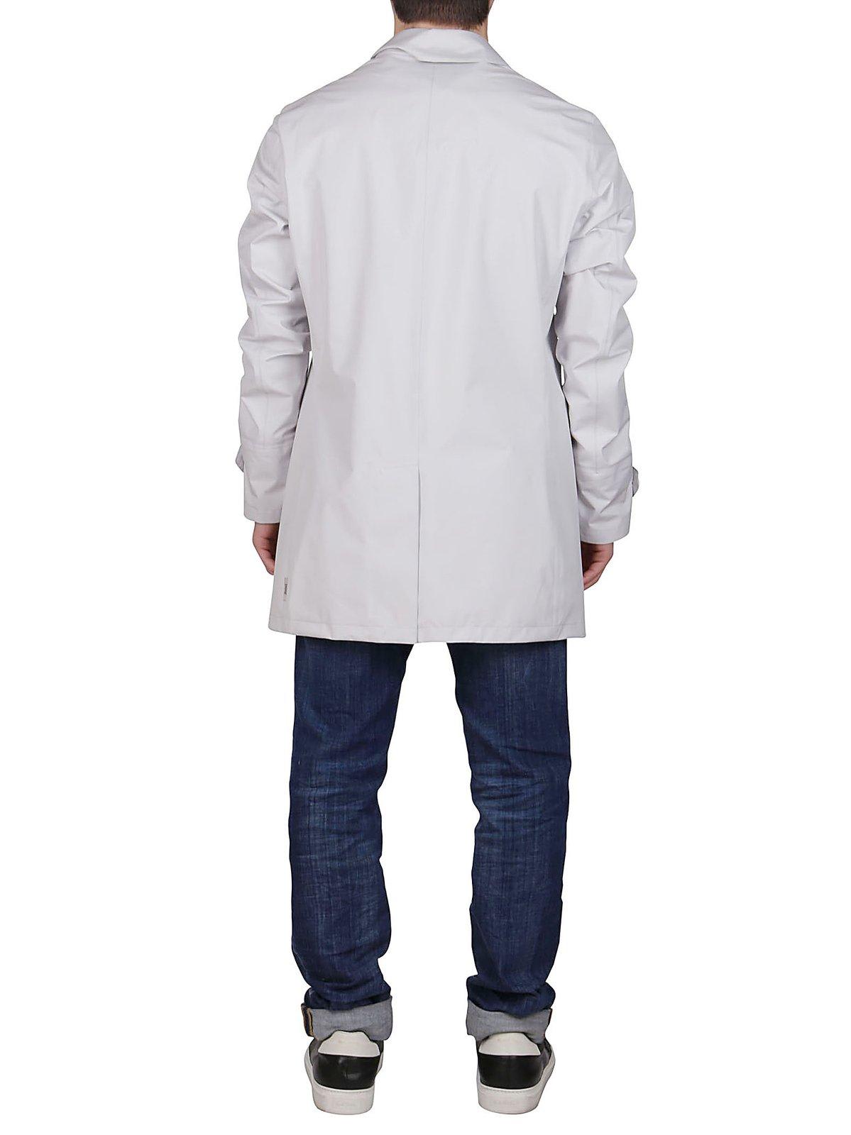 Herno Button-up Shirt Jacket In Grey