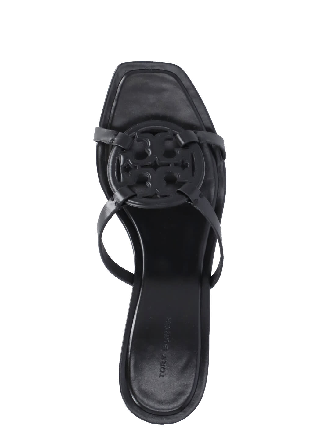 TORY BURCH MILLER GEO LEATHER MULES