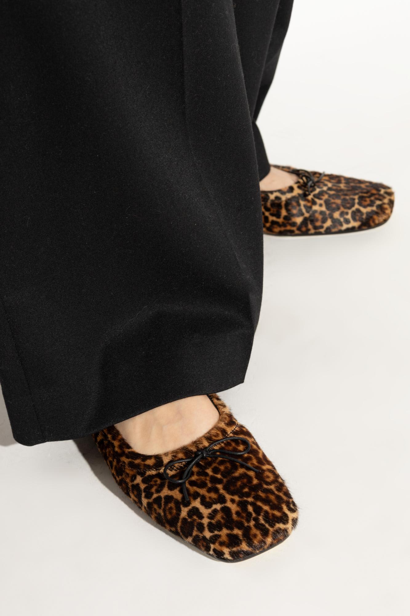 Golden Goose Amy Leopard-print Ballet Flats In Leo