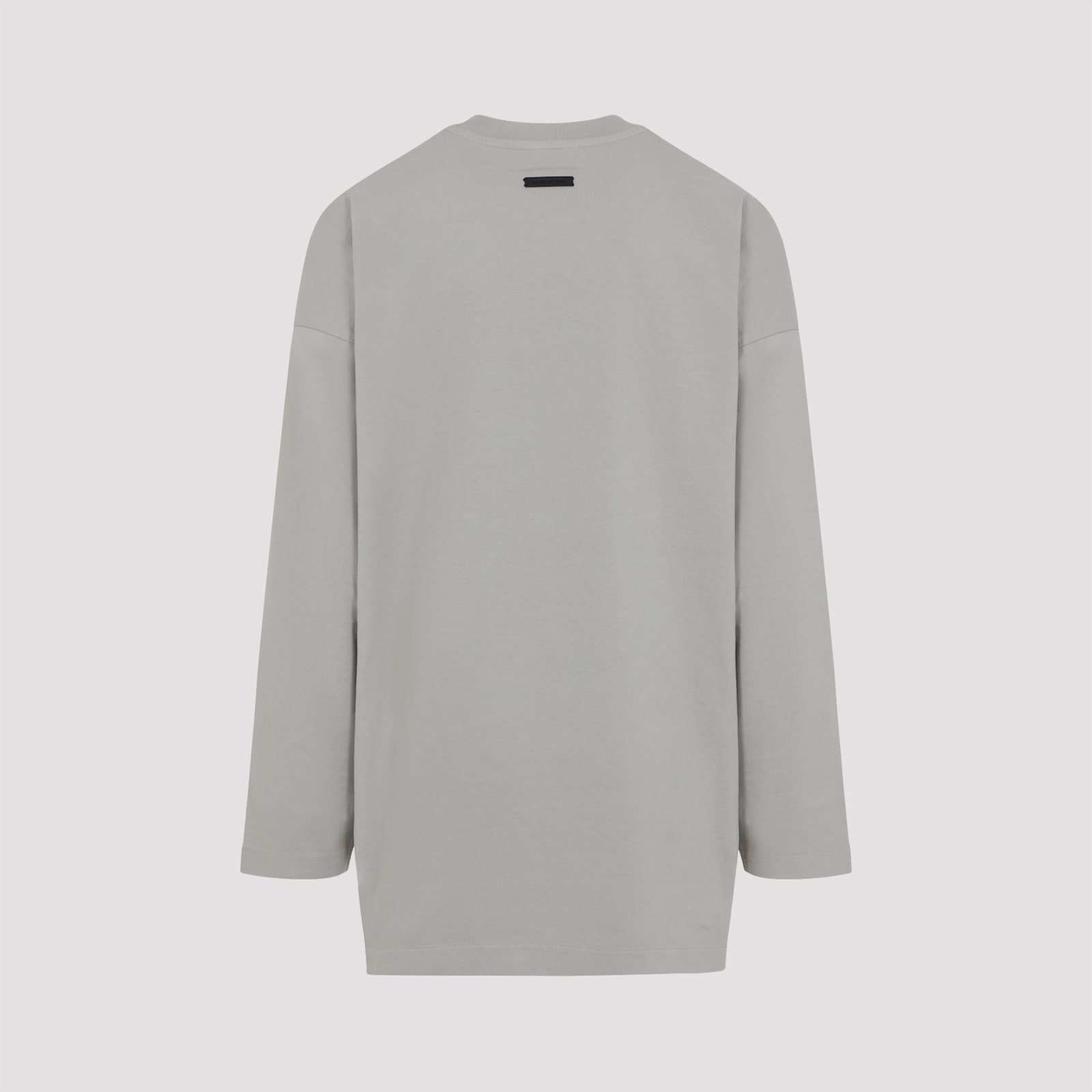 Fear Of God Dove Grey Cotton Eternal Long Sleeve Tee In Dove Grey