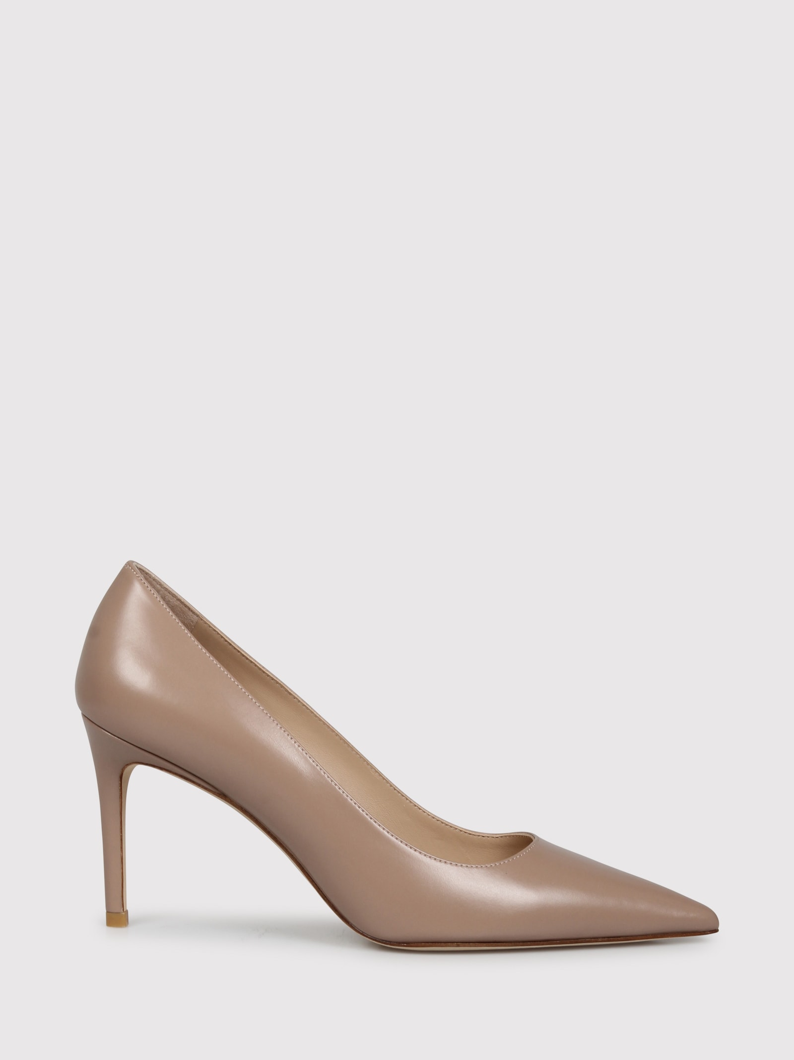 Shop Stuart Weitzman Stuart 85 Pump In Nude & Neutrals