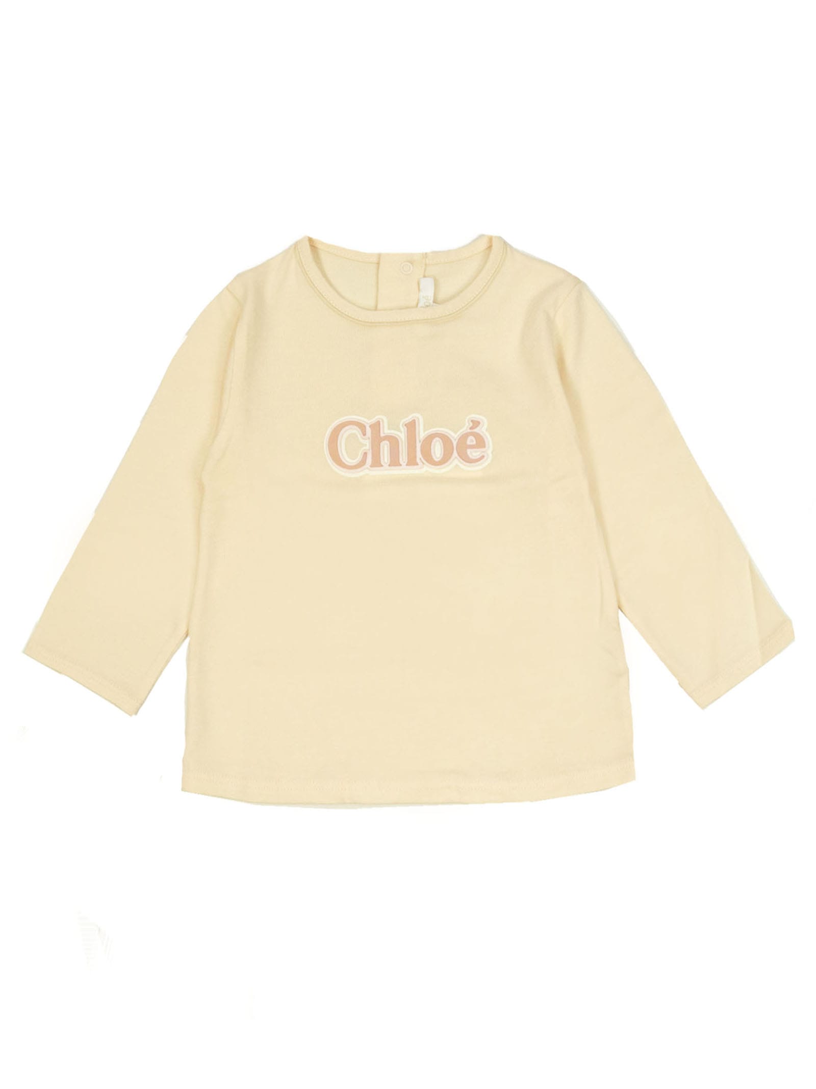 Chloé Chloé Peach-tone Cotton T-shirt - Pesca - 10987112 | italist