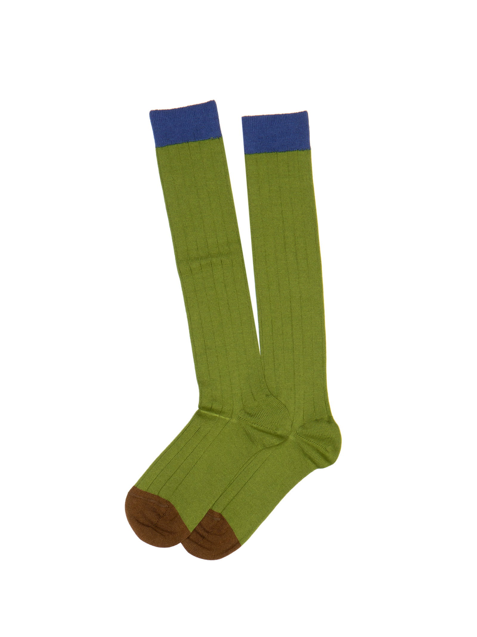 Altea Long Sock In Verde Prato