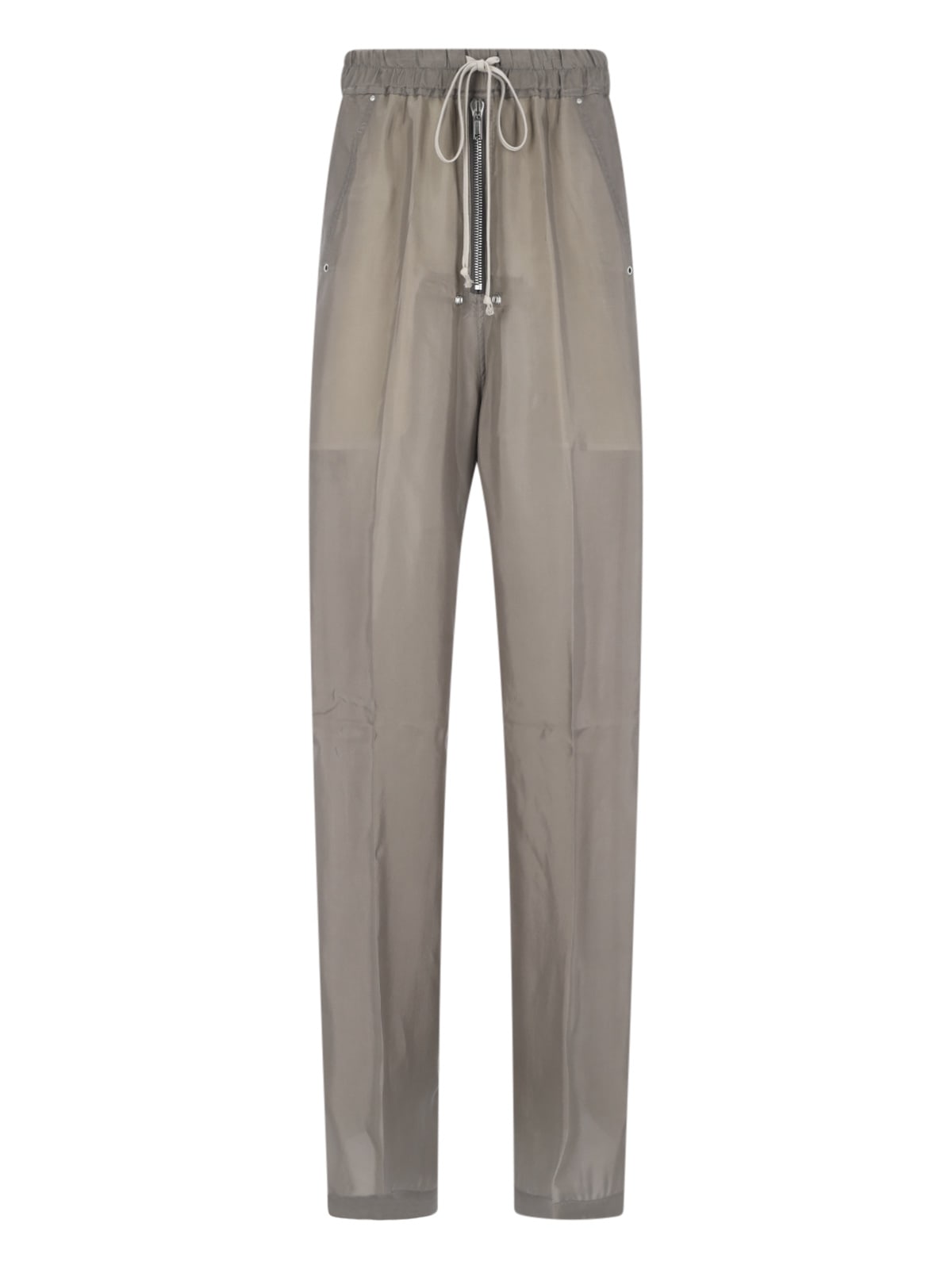 Rick Owens Geth Belas Wide Trousers In Grey