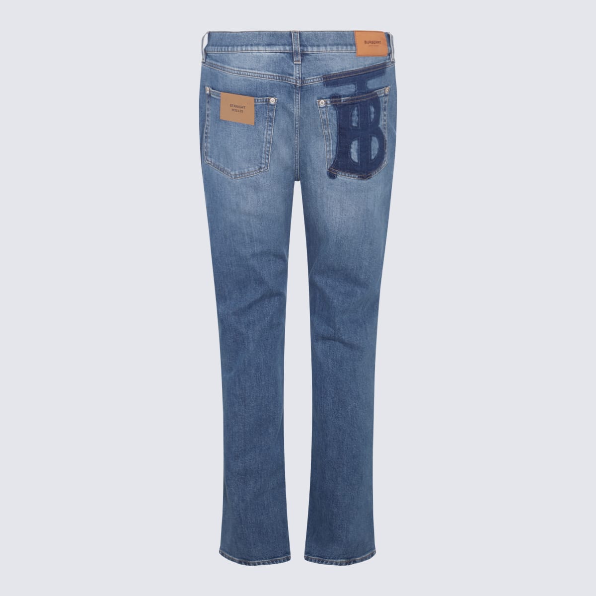 BURBERRY MUTED NAVY DENIM JEANS