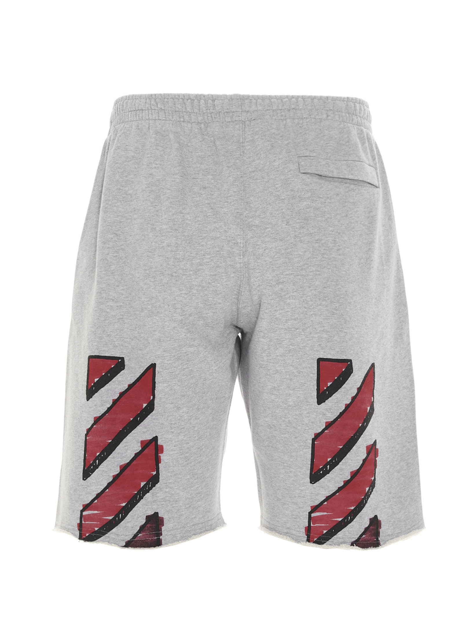 Off-white Marker Shorts In Grey