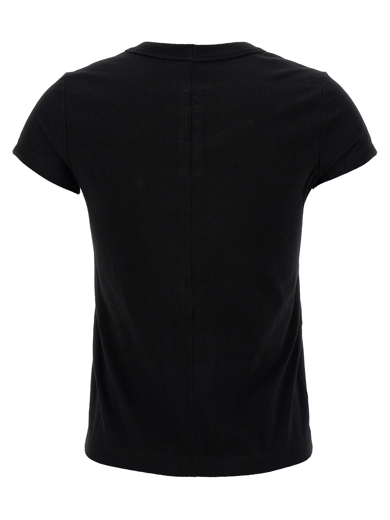Shop Rick Owens Cropped Level Tee T-shirt In Black