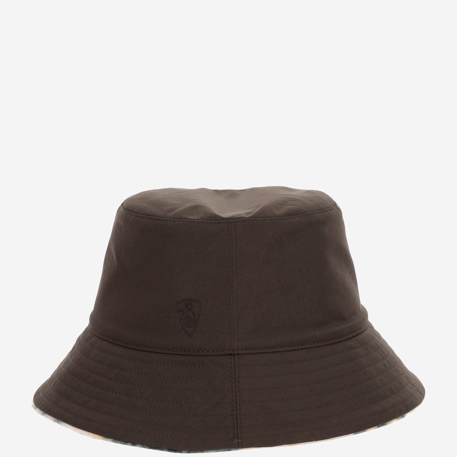 BURBERRY REVERSIBLE FLEECE CHECK BUCKET HAT 