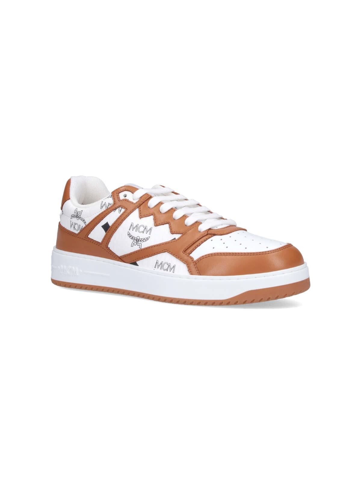 Shop Mcm Neo Terrain Lo Low-top Sneakers In White