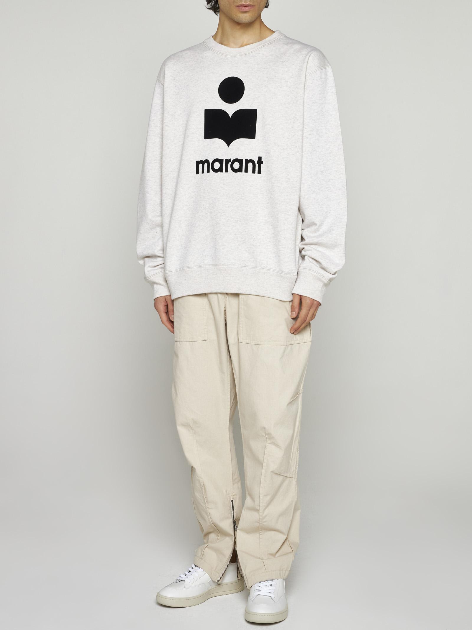 Shop Isabel Marant Mikoy Cotton-blend Sweatshirt