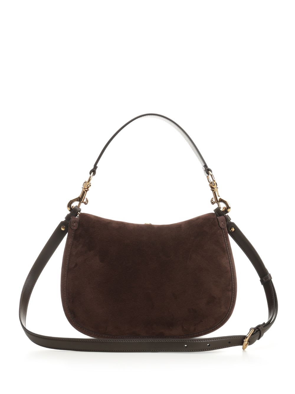 Etro Suede Shoulder Bag In Brown