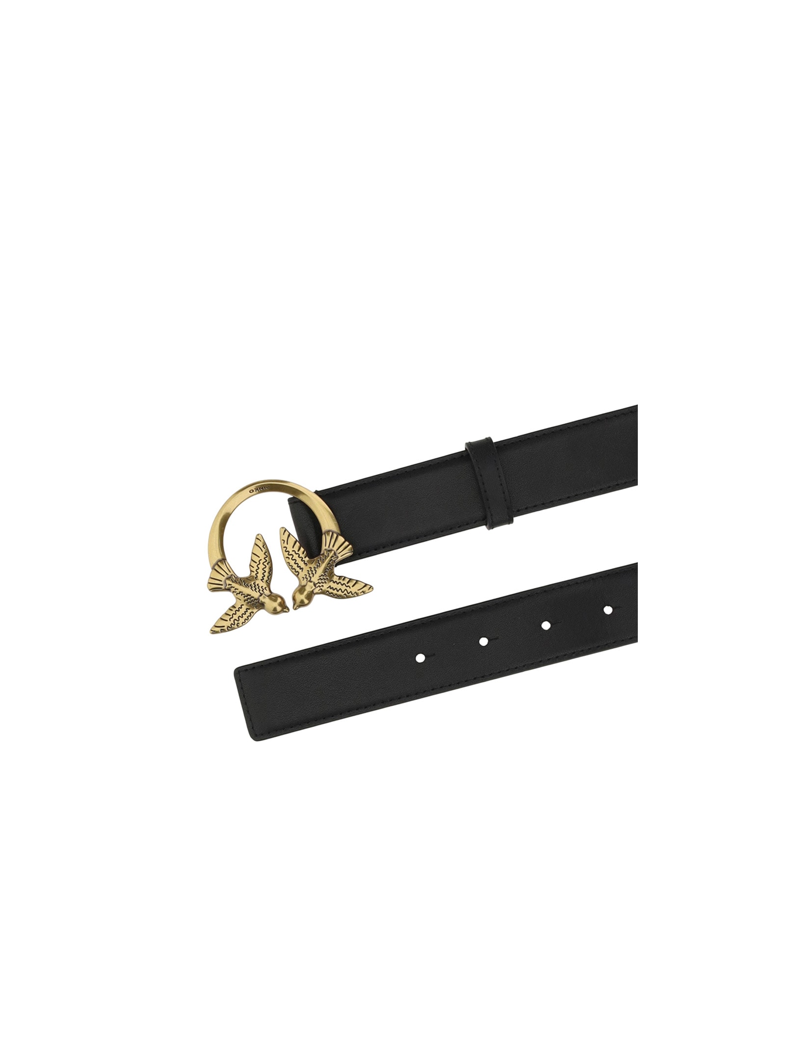 Pinko Love Berry Belt In Black