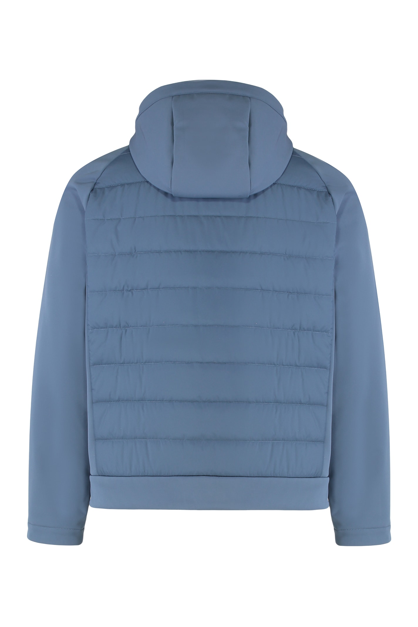 Paul&amp;shark Technical Fabric Jacket With Zip And Hood In Blue