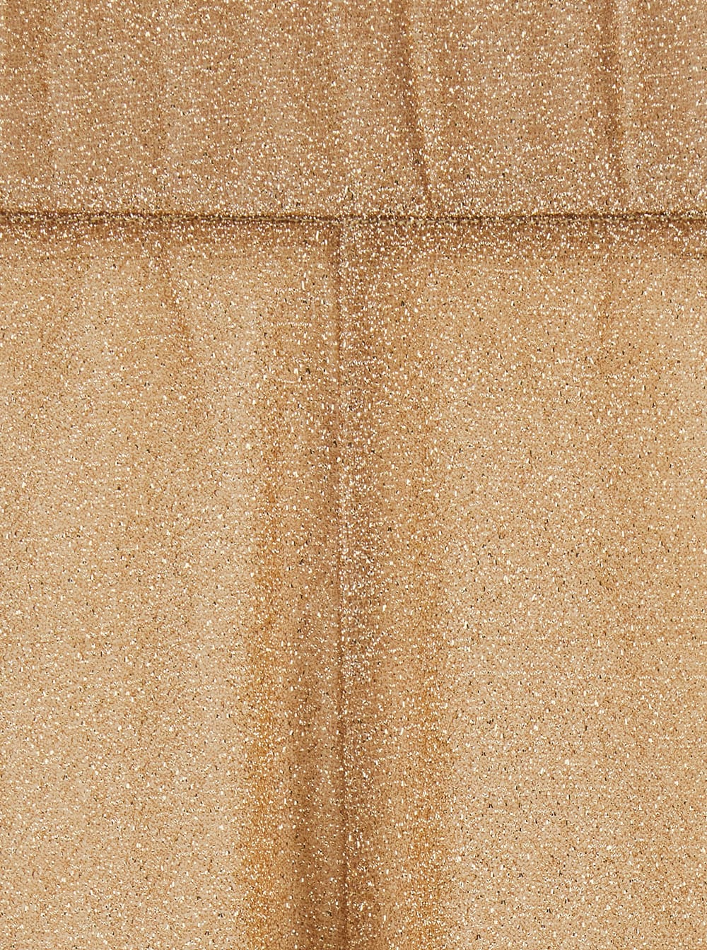 OSEREE LUMIERE GOLD COLORED PANTS WITH ELASTIC WAIST IN TECH FABRIC WOMAN