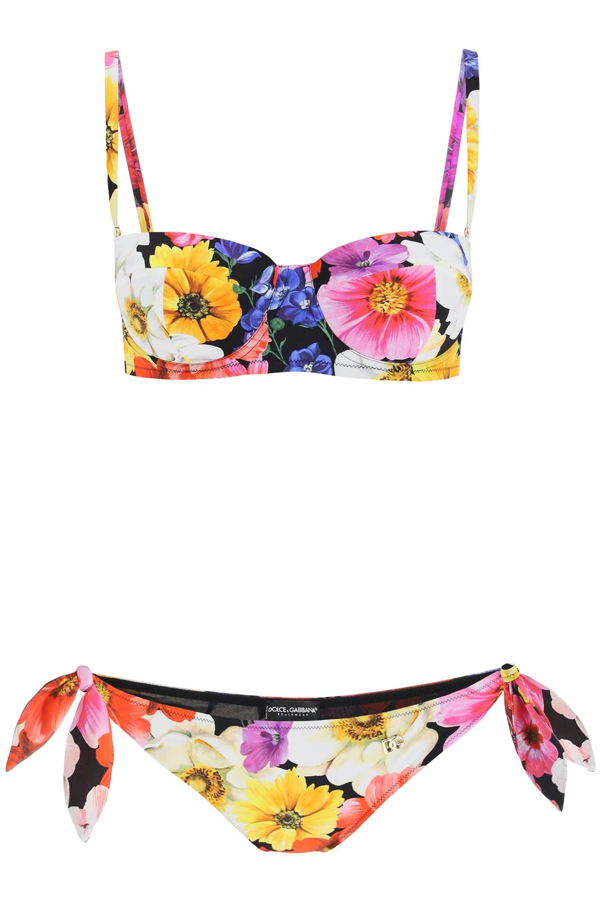 Dolce & Gabbana Garden Print Balconette Bikini Set